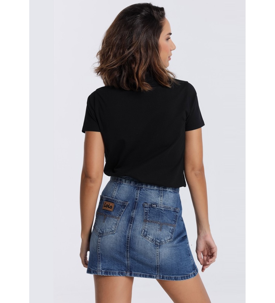 Saia jeans azul Lois