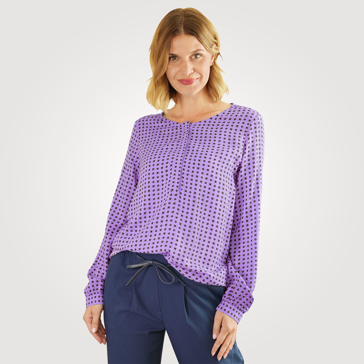 Gemusterte Artime Bluse