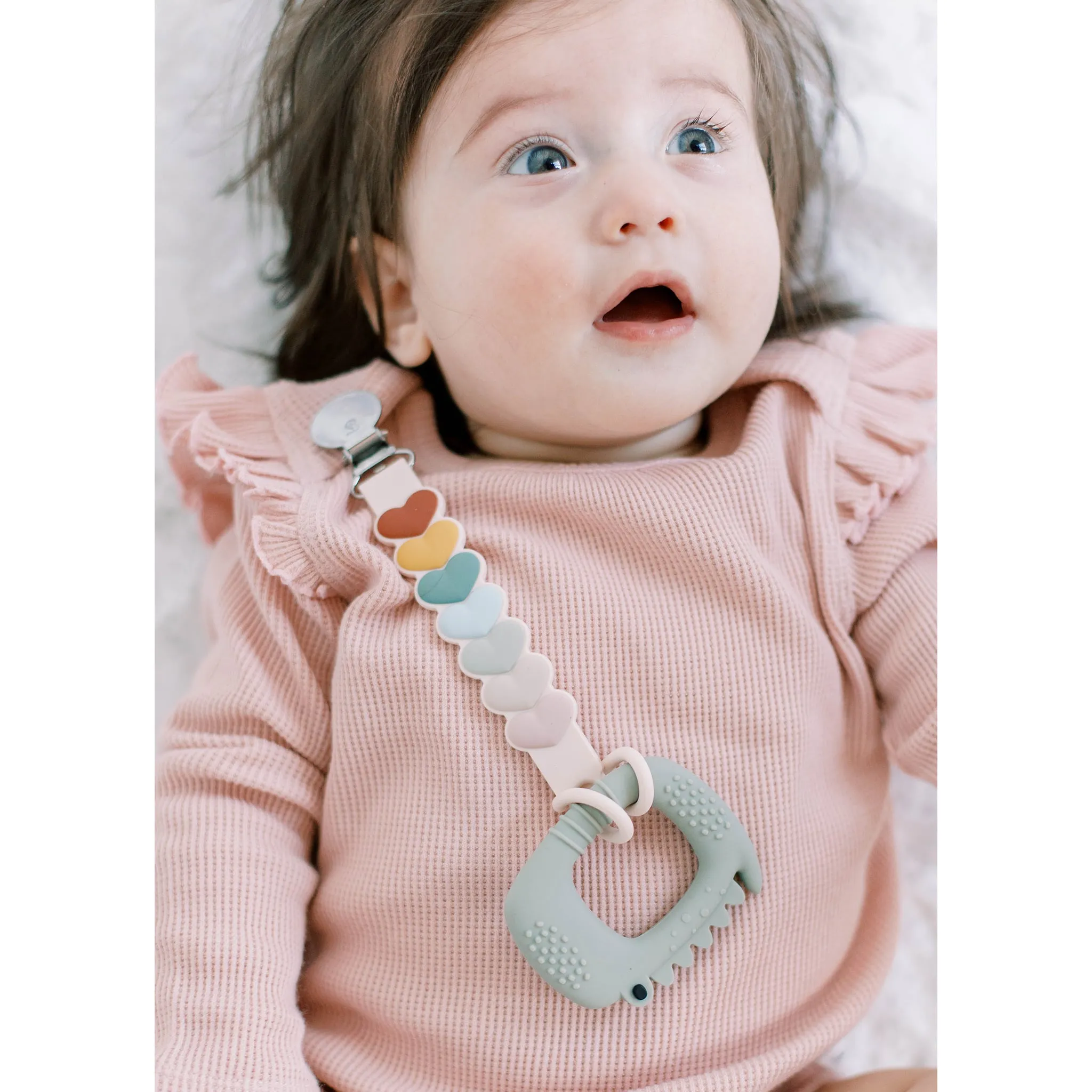 Loulou Lollipop Jouet de Dentition en Silicone - Alligator