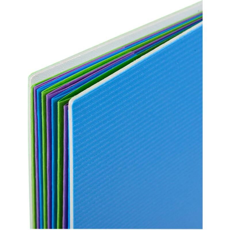 Trieur rigide HARMONIKA® Campus Neon dos extensible 9 compartiments - Bleu