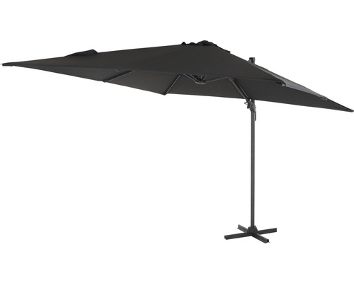 Siena Garden Califorina zweefparasol, 300 x 300 cm, antraciet