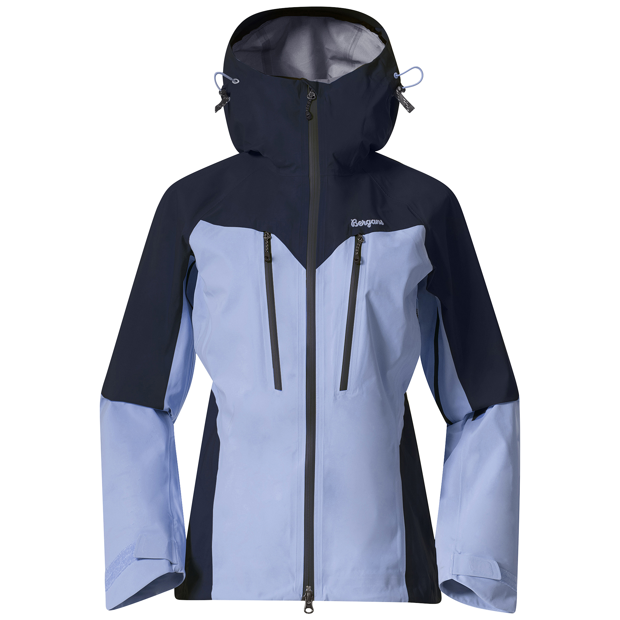 Tind 3L Shell Jacket Dame Blueberry Milk/Navy Blue
