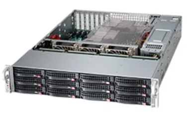 Supermicro SC826 BE1C4-R1K23LPB - Rack-monterbar 2U - forstærket forlænger ATX - SATA/SAS - hot-swap 1200 Watt - sort
