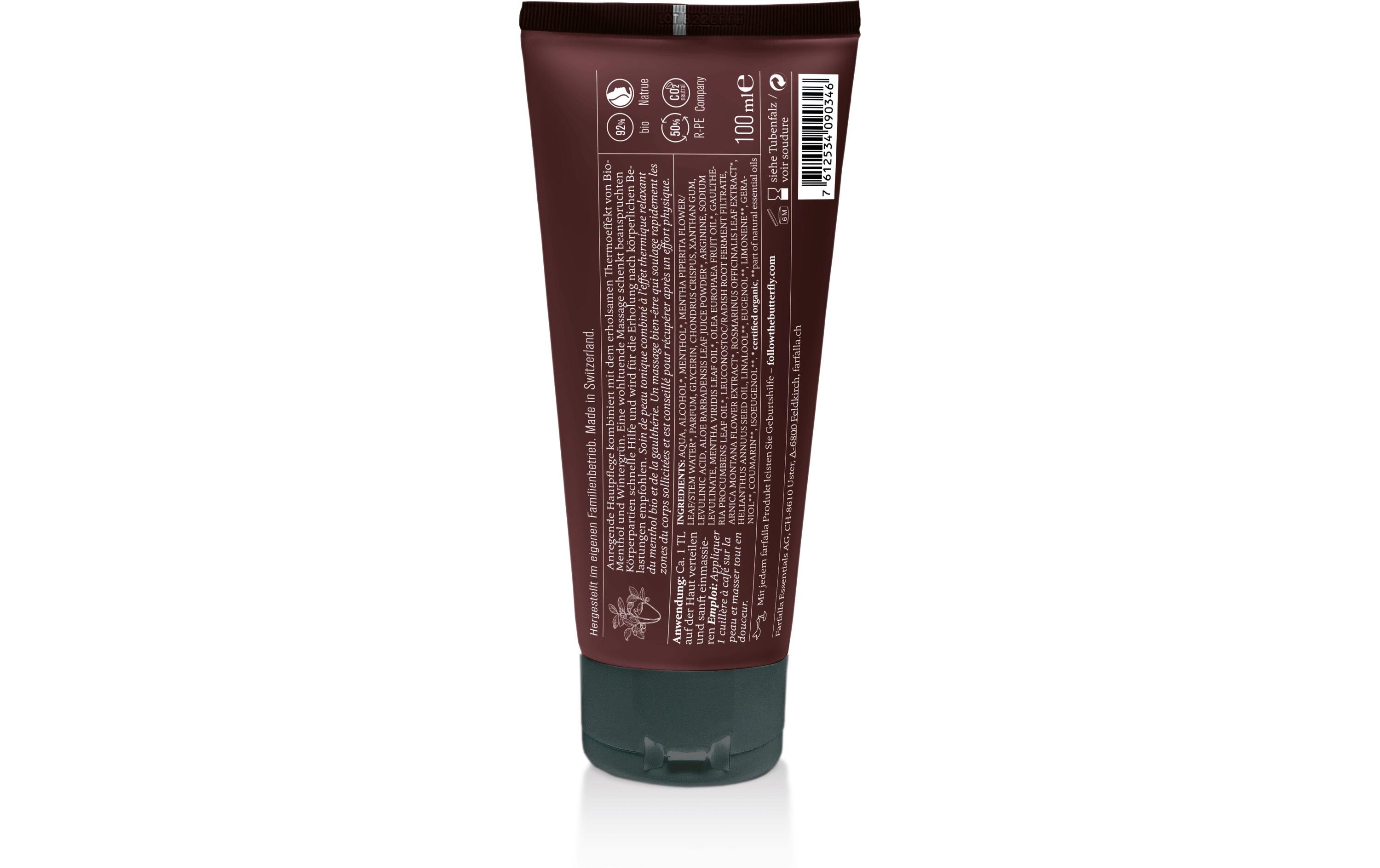 Massage Gel Muskeln und GelenkeMassage-Gel ideal nach körperlicher Anstrengung
