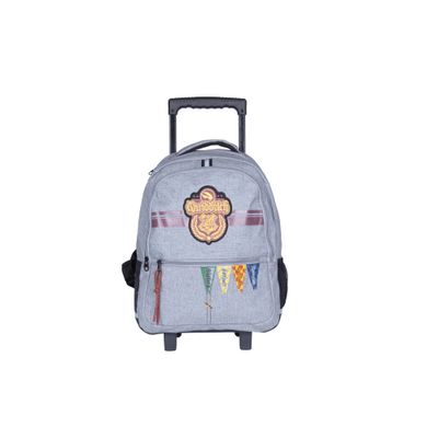 Sac à dos à roulettes Harry Potter Quidditch - 2 compartiments - gris - Kid'Abord