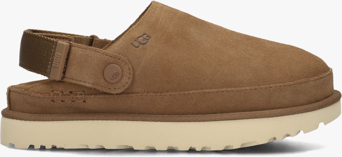 UGG cognac ugg instappers w goldenstar clog