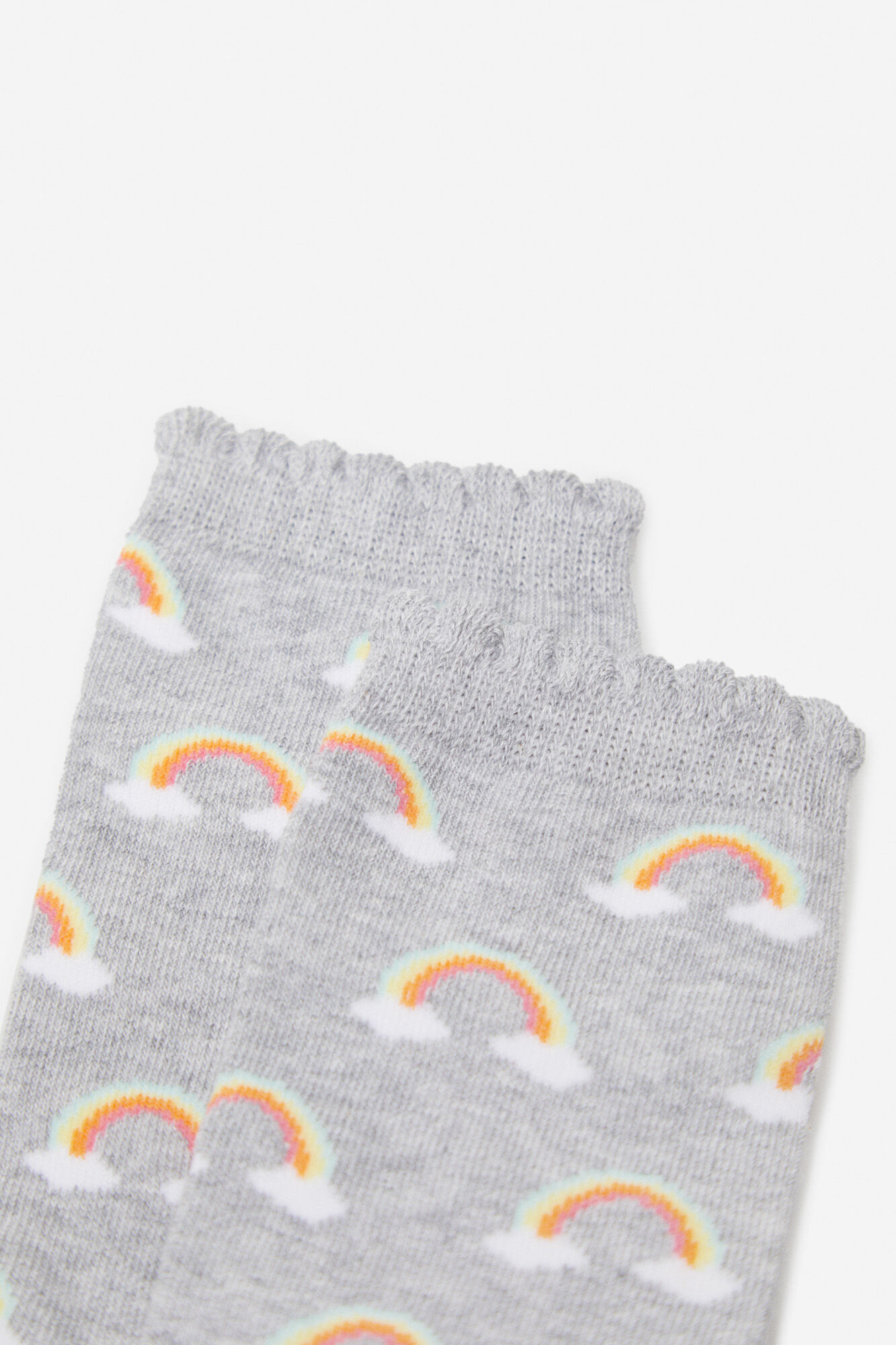 Meias longas BCI Rainbow - Cinza escuro