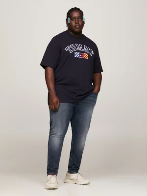 Calça jeans Plus Simon Skinny Fit Lavagem Escura