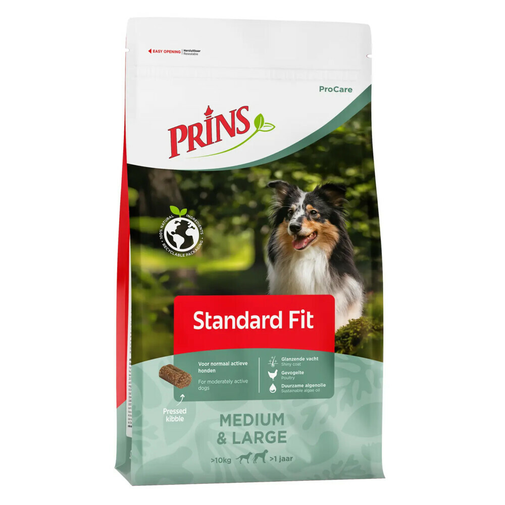 Prins ProCare Standard Fit 20 kg & Treats Chicken Pakket