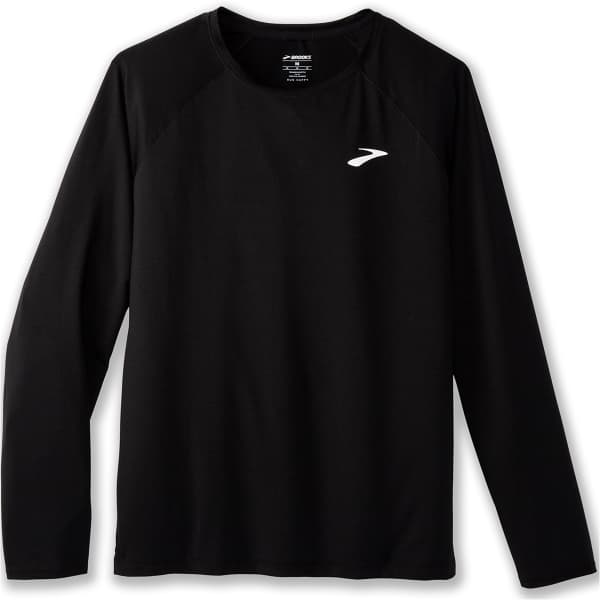 T-shirt trail BROOKS ATMOSPHERE LONG SLEEVE 2.0 BLACK
