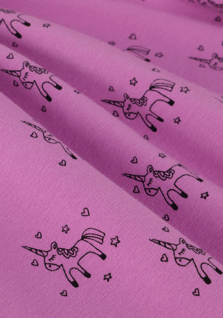 DAILY BRAT paarse daily brat trui sassy unicorn sweater lilastic