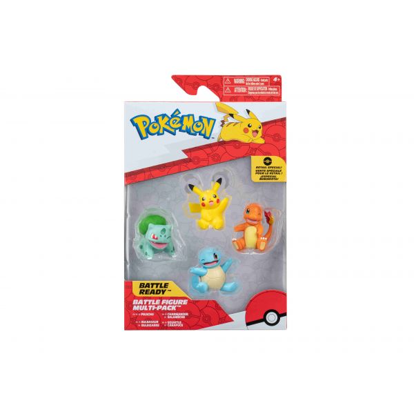Pokémon Figuras Kanto Pack de 4