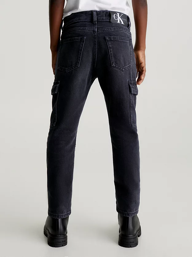 calça jeans de pai
