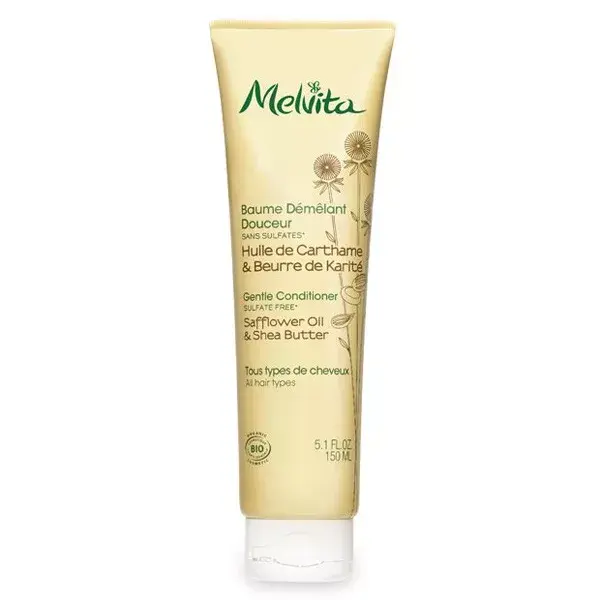 Bálsamo desembaraçante suave orgânico Melvita Essentials 150ml