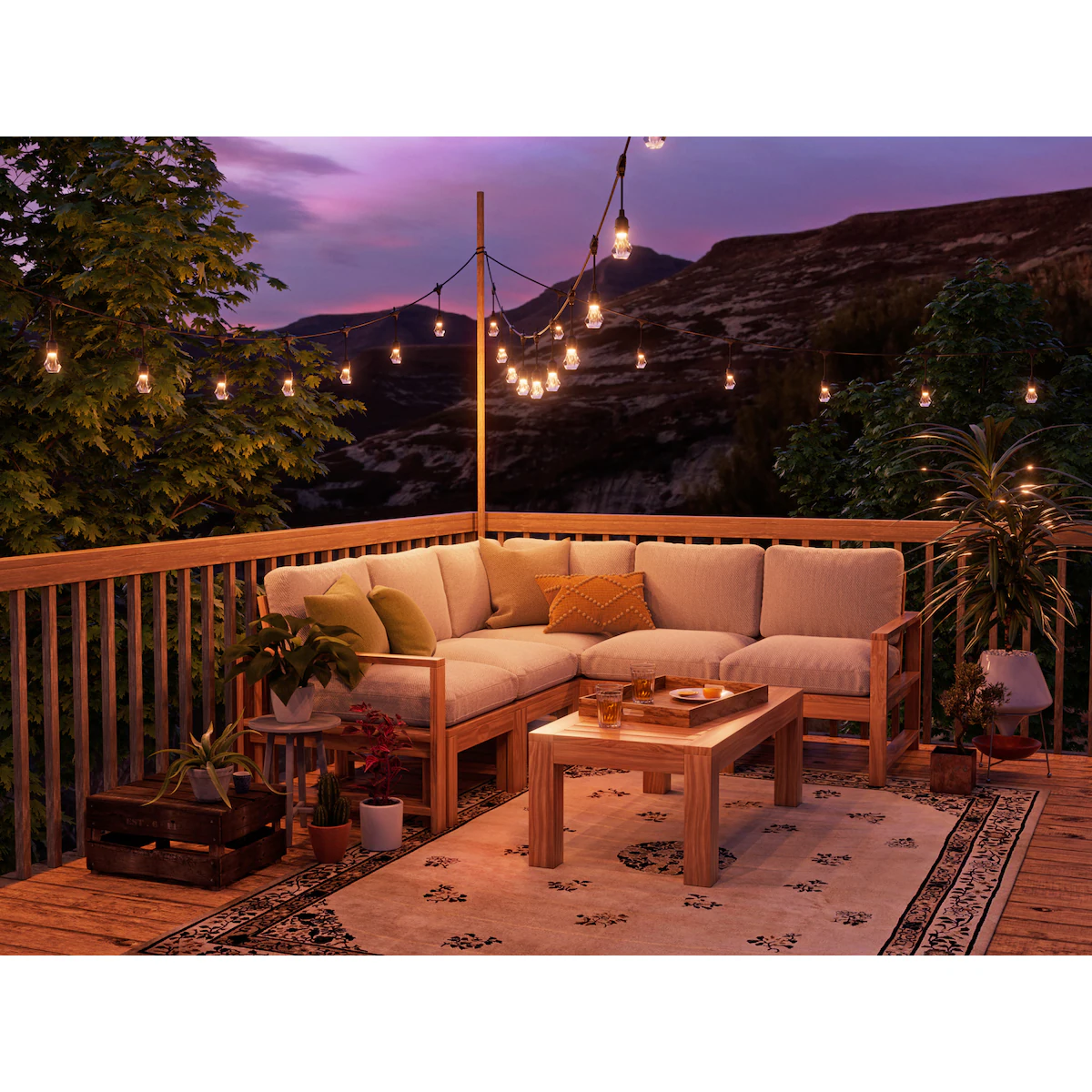 Nanoleaf Essentials Outdoor lyslenke startsett NF084K02-20SLO