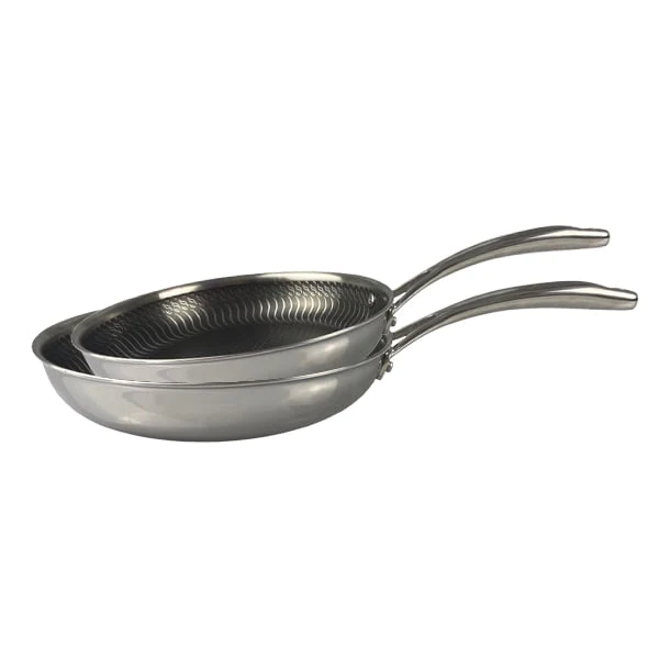 Lot 2 poêles anti-adhérentes Olympe 24 et 28 cm Baumalu