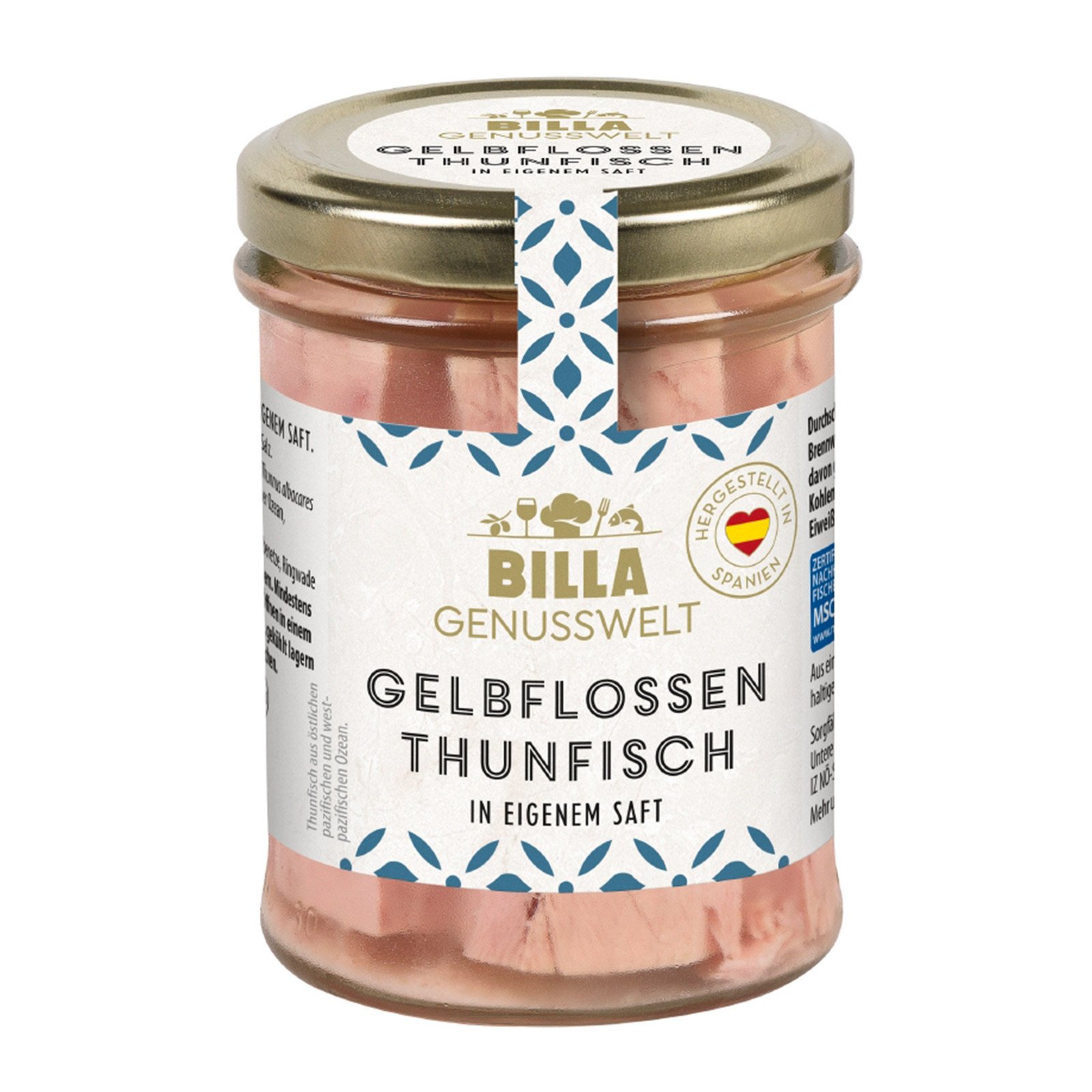 BILLA Genusswelt Gelbflossenthunfisch in eigenem Saft