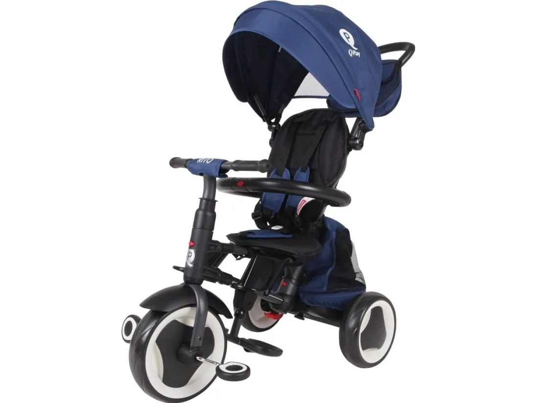 Qplay trehjulet cykel Rito Plus blå