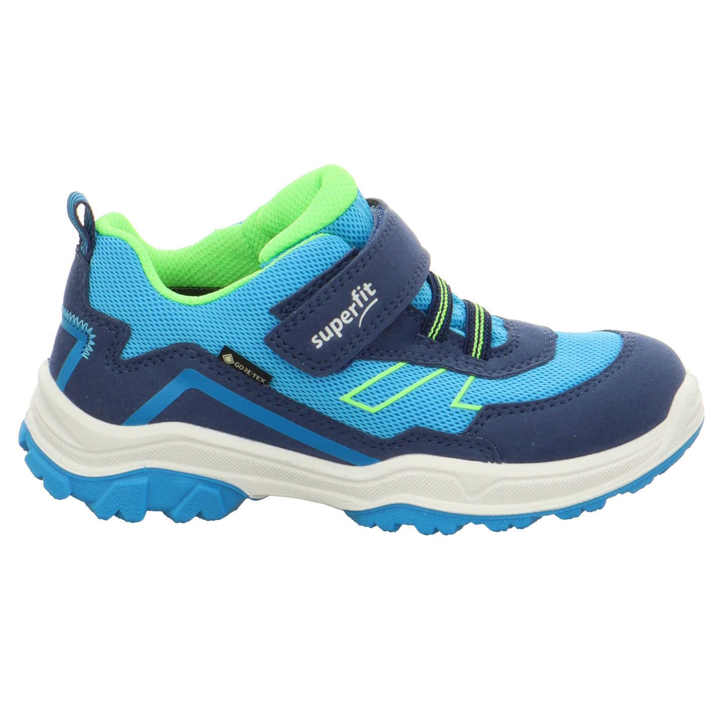 Jungshalbschuh blau