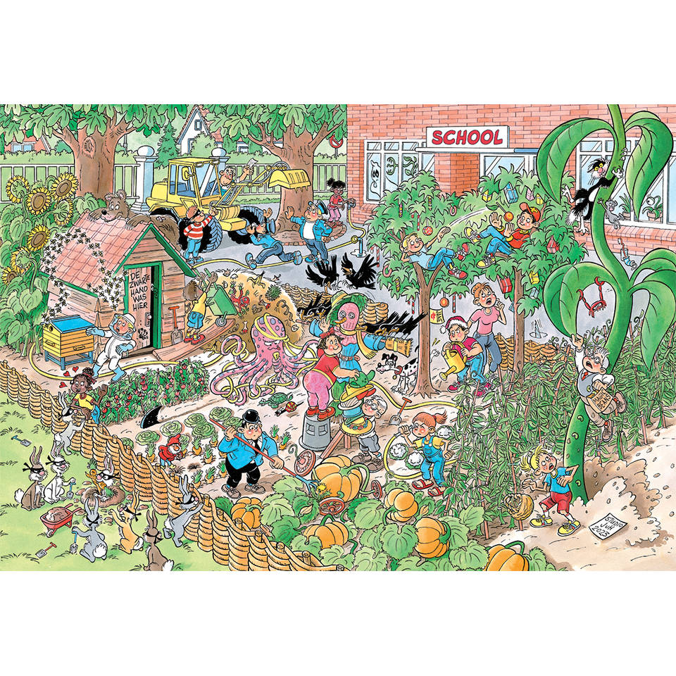 Jumbo Jan van Haasteren Junior puzzel De schooltuin - 360 stukjes