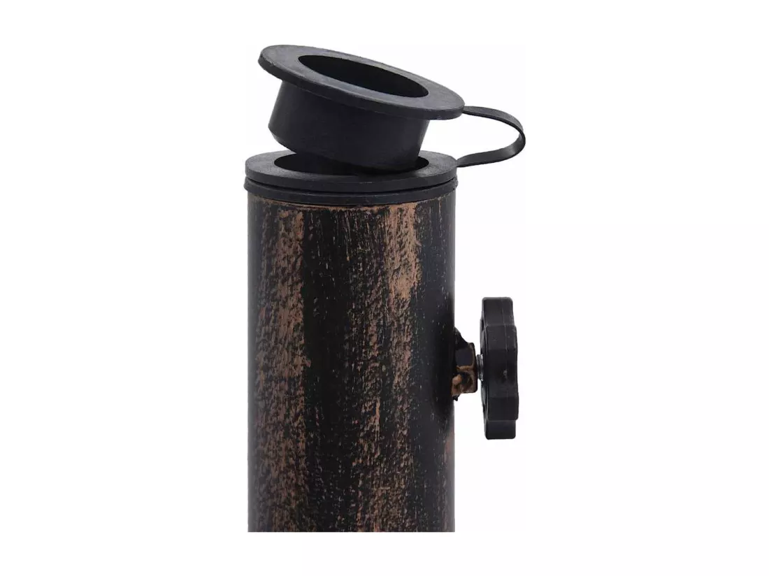 Socle de parasol Bronze 12 kg 49 cm Fonte