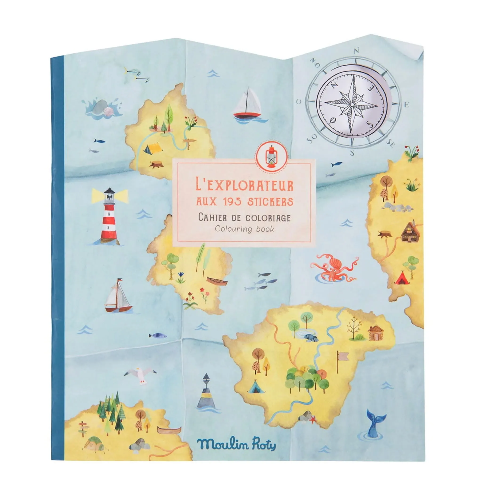 Moulin Roty Cahier D'Autocollants L'Explor