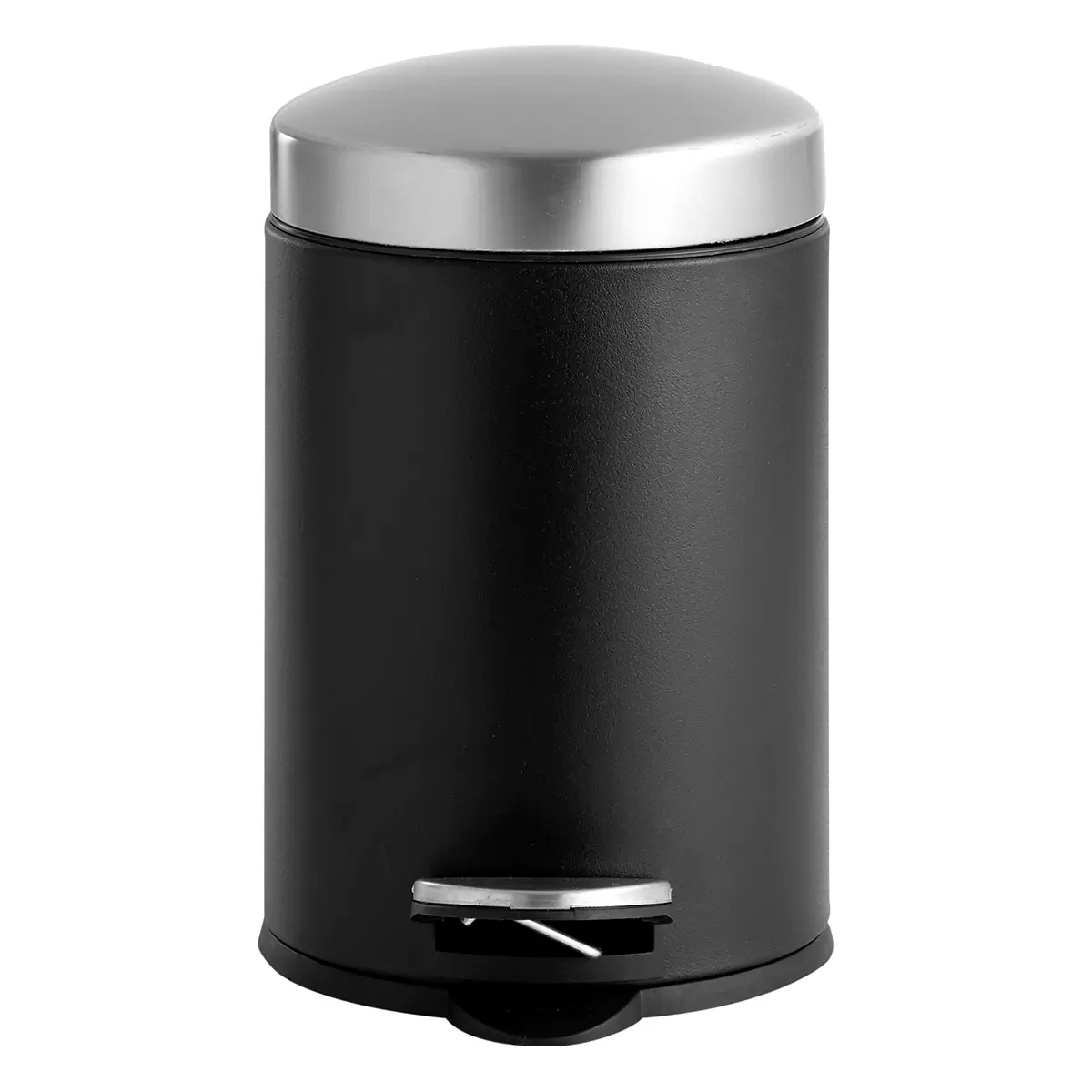 Abfalleimer SCHOU silber,schwarz