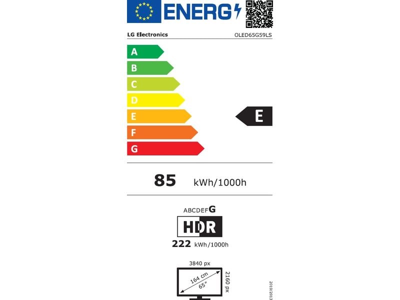 LG TV OLED65G59LS 65