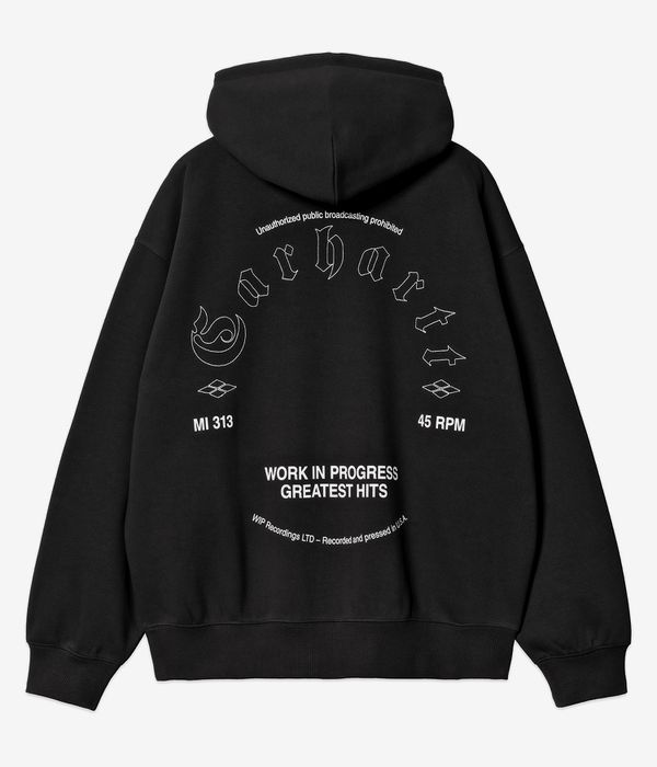 Carhartt WIP Greatest Hits Hoodie (black white)