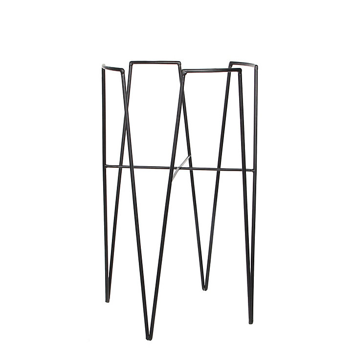 Support en fer pour pot 29,5 x 29,5 x h.50 cm