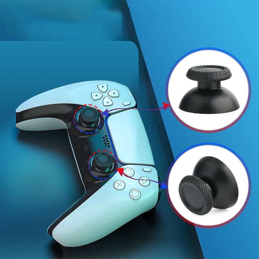 (8-tlg. Set) Sony Playstation PS5 Dual Sense Controller Reparatur Set   Joystick / Thumbstick Ersatz