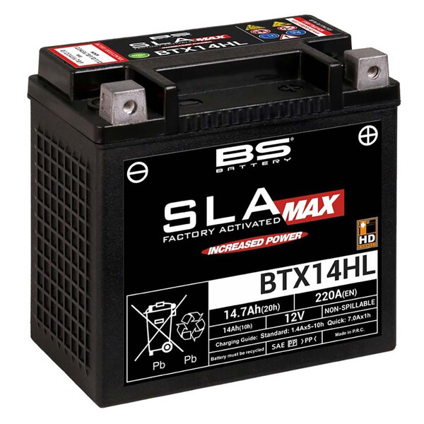 BS Battery - Batterie BTX14HL SLA Max