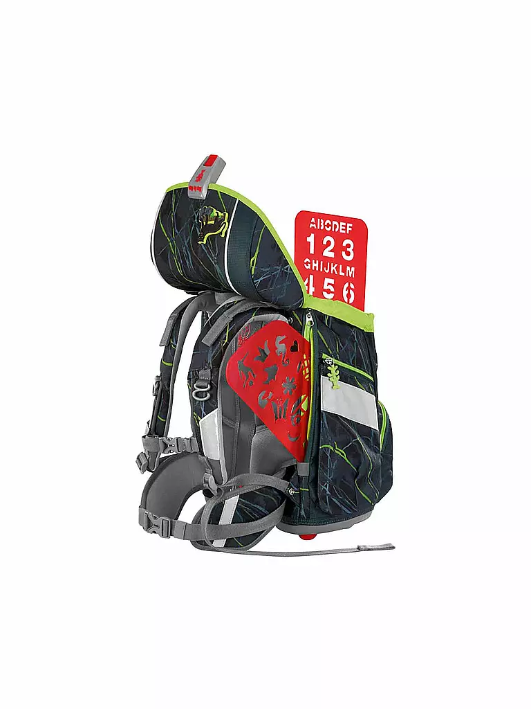 STEP BY STEP Schultaschen Set 6tlg - 2in1 Plus Meaid Delia schwarz
