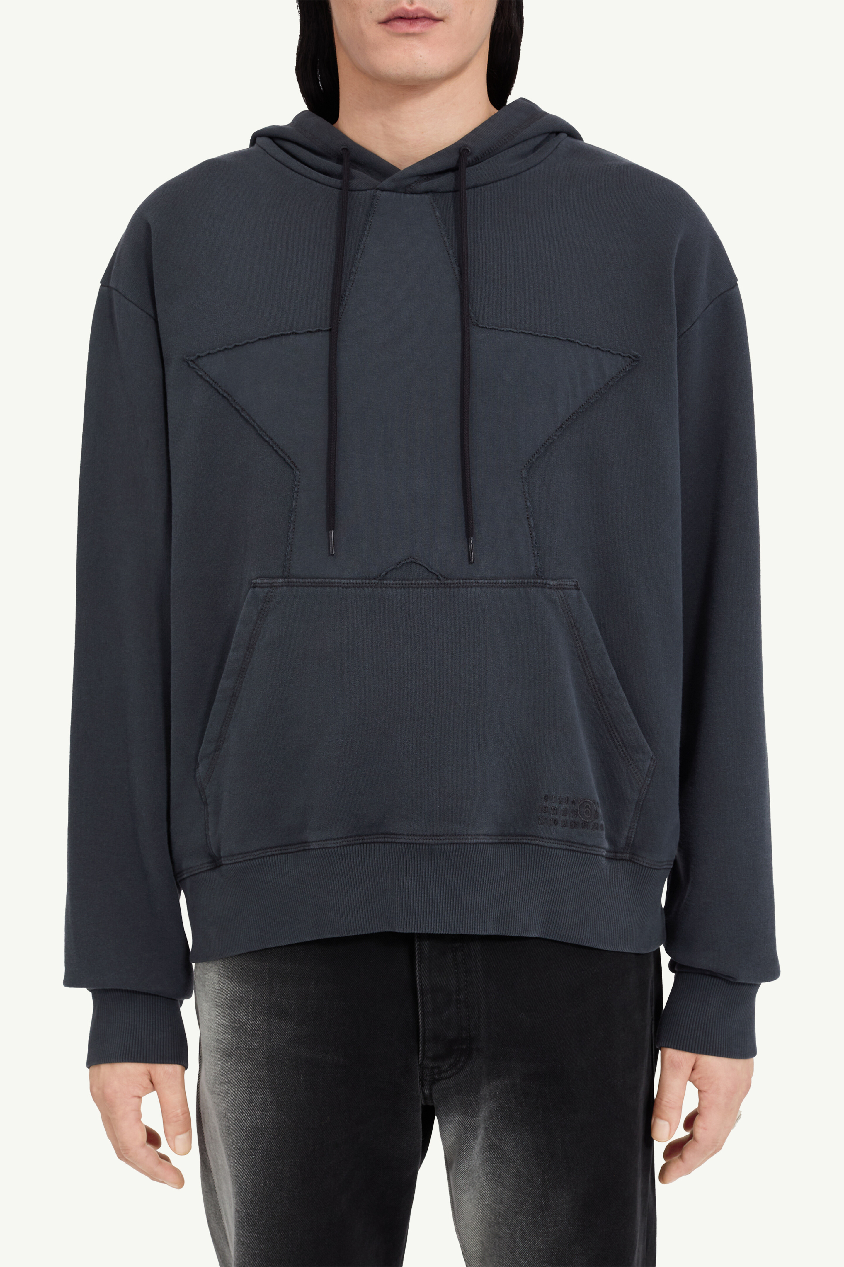 Sweat-shirt à motif étoile en coton pour homme | MM6