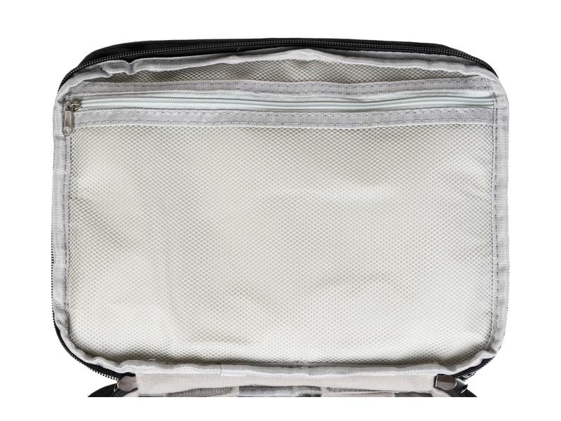 onit Reisetasche Tech-Zubehör Maxi, Schwarz Zubehörtasche für Powerbank, Ladegerät, USB-Stick, Kabel und mehr