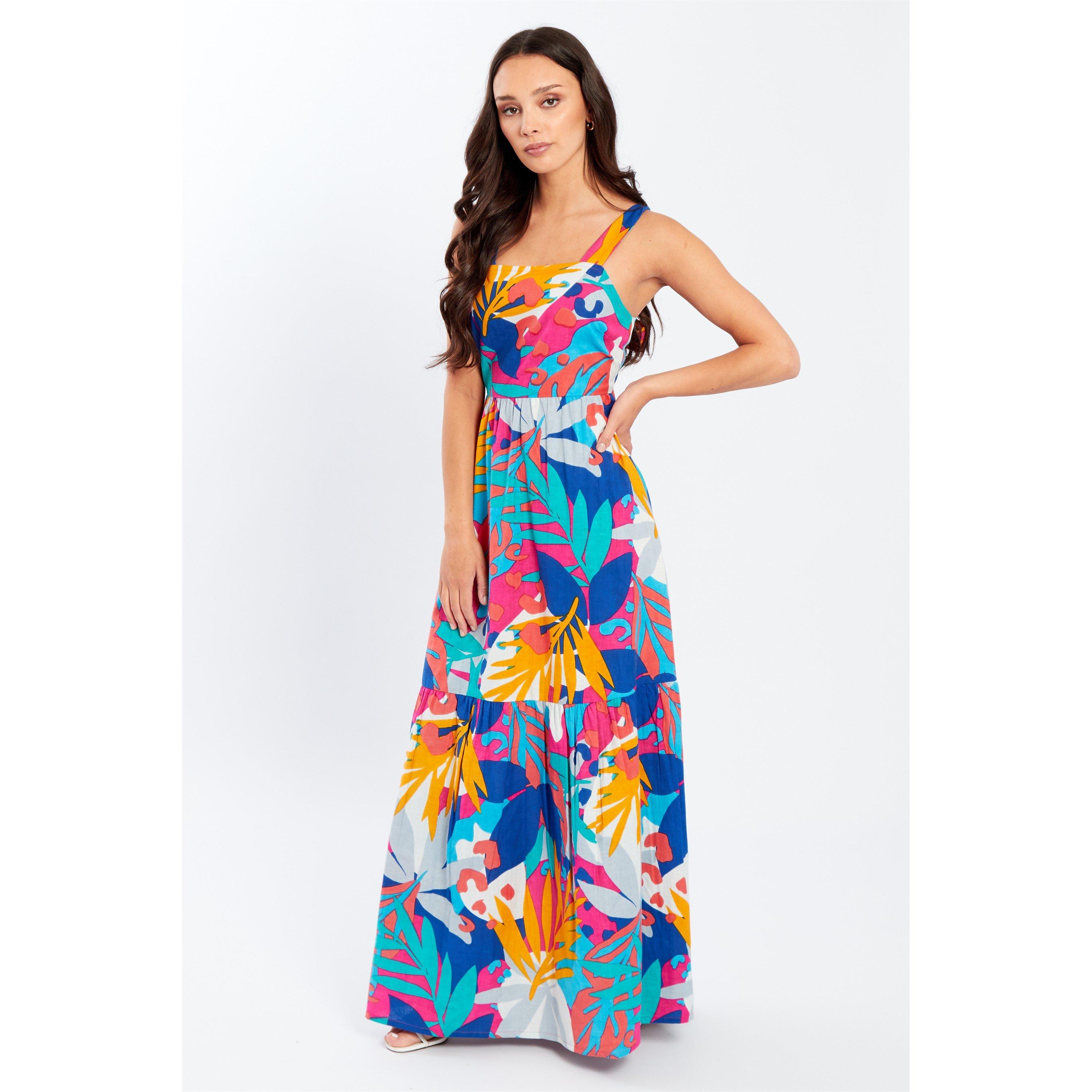Be You Tie Tie Back Maxi Dress