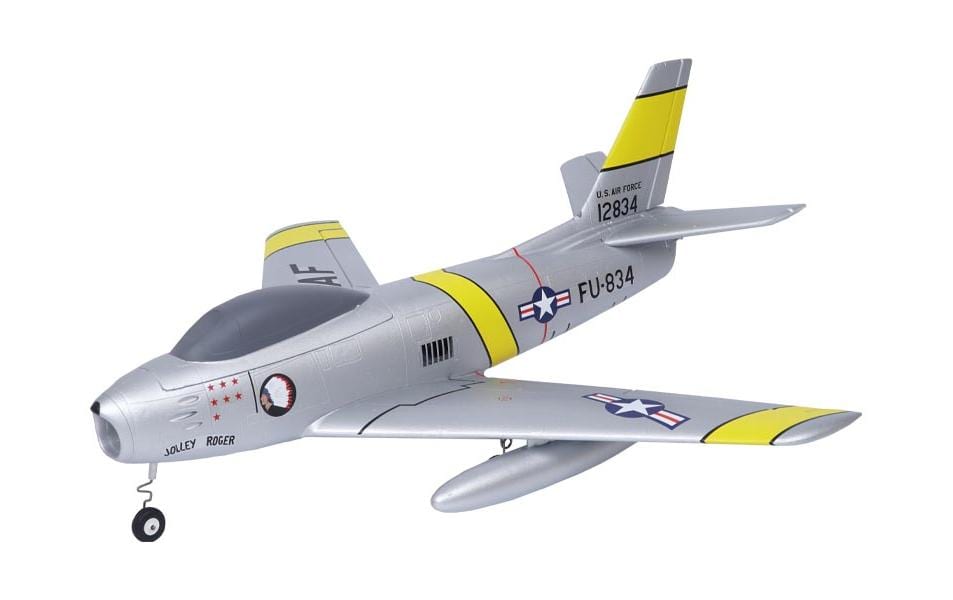 Impeller Jet F86 Sabre 64 mm Vector-Stabi PNP<br>Semi-Scale EDF Jet mit 12-Blatt Impeller