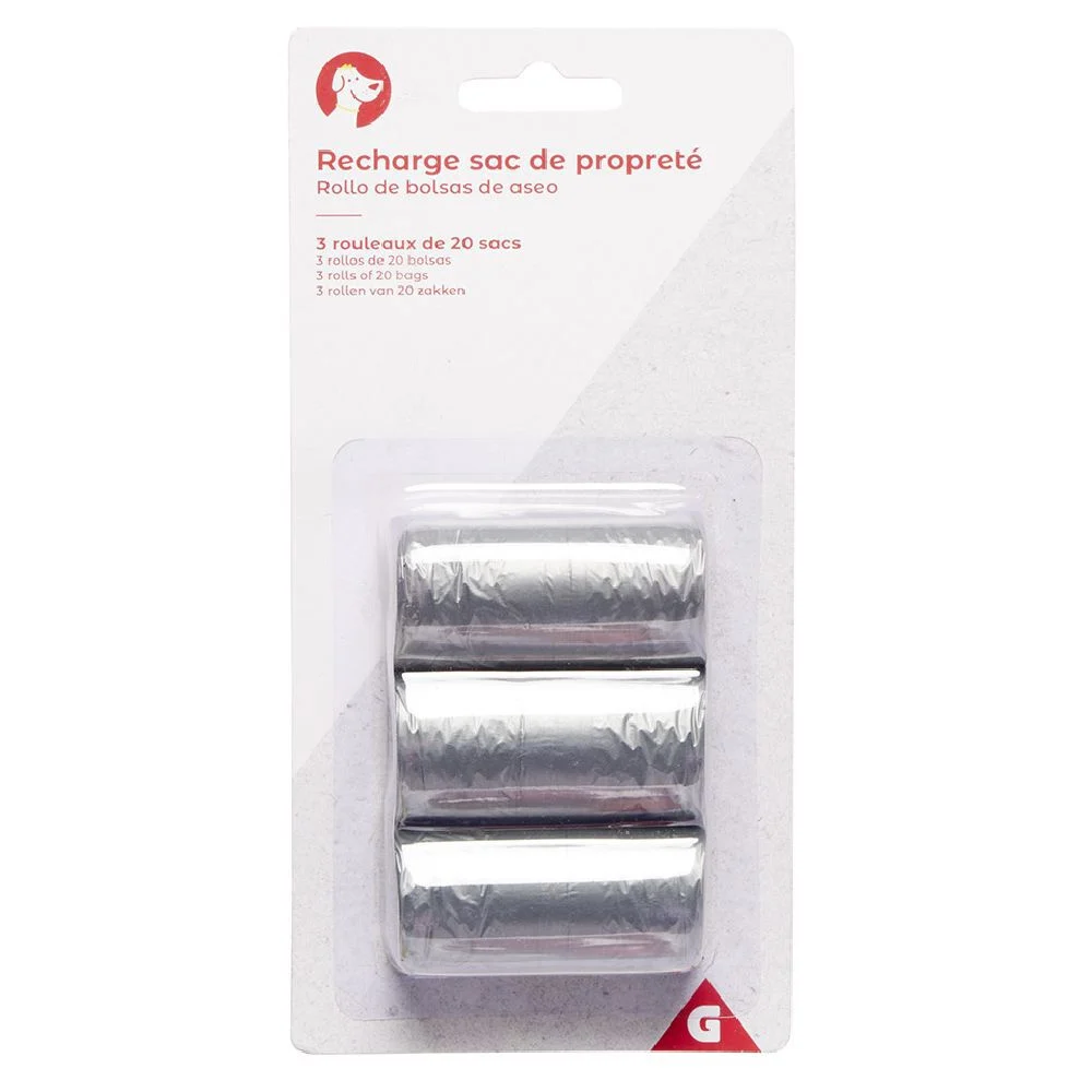 Recharge de sac propreté x3 rouleaux