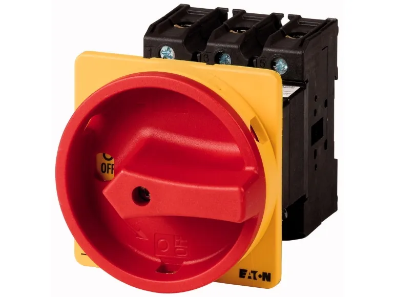Eaton P3-63/V/SVB, Drejekontakt, 3P, Rød, IP65, 63 A