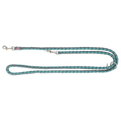 Trixie Cavo Hundeleine geflochten aqua/grafit