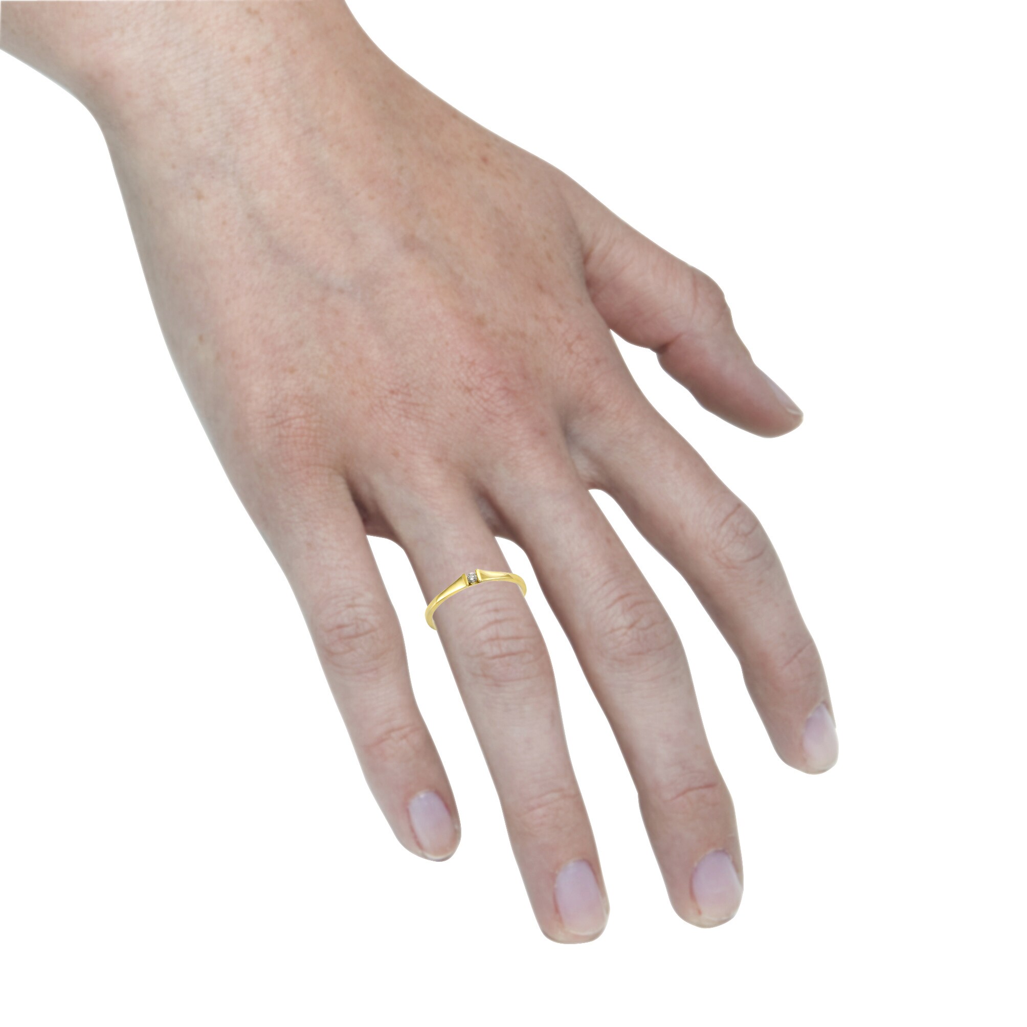 Orolino Ring Gold 585 mit Brillant 0,04ct.