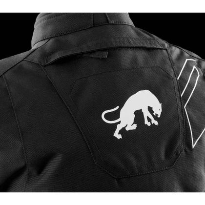 Blouson Furygan NEON KID - Blanc / Gris