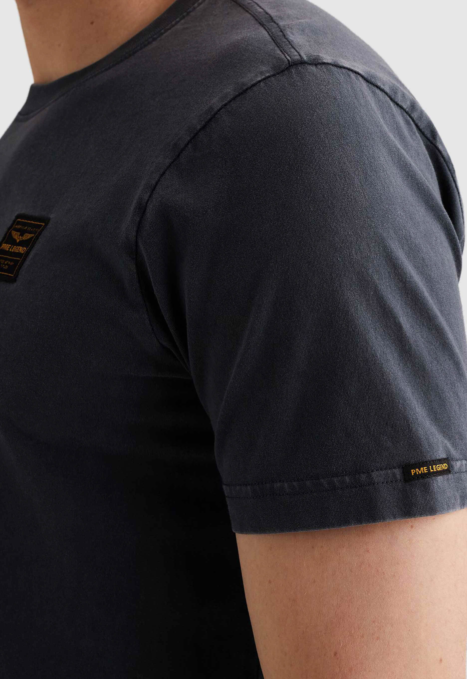 PME Legend Garment-Dye Badge T-shirt