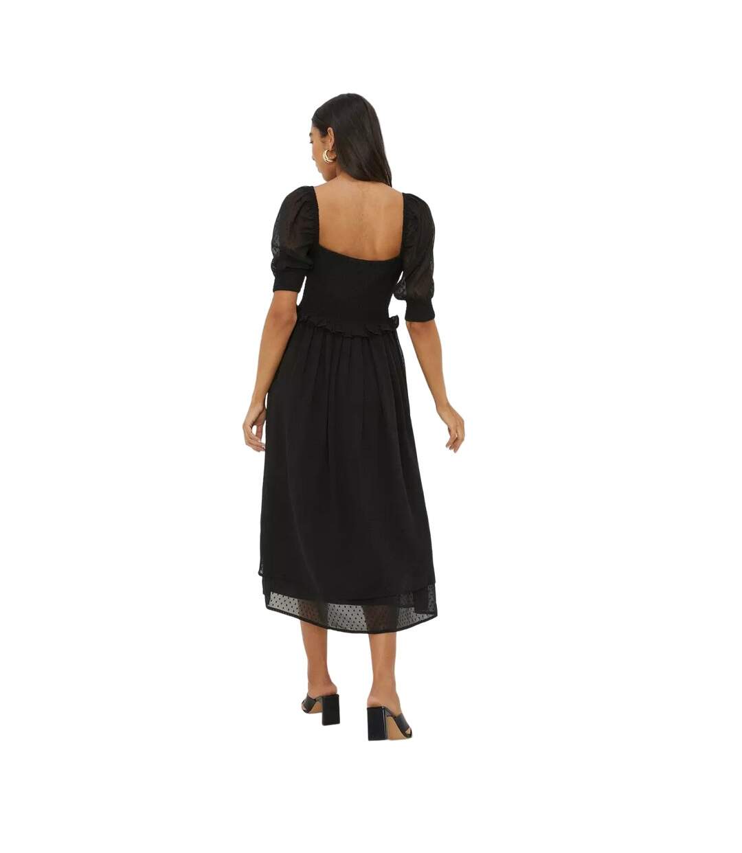 Dorothy Perkins - Robe mi-longue - Femme (Noir) - UTDP2926