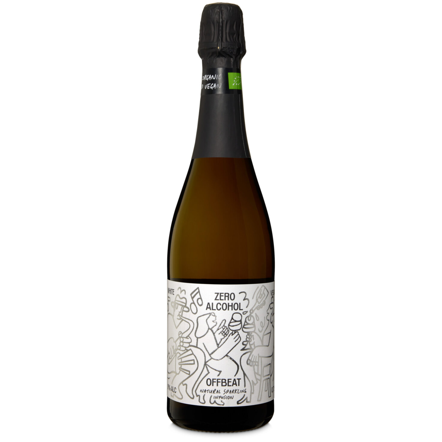 Italian Sparkling White Offbeat, alkoholfrei -75cl