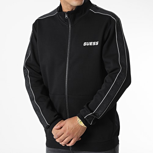 Veste Zippée A Bandes Z2YQ10-KA3P1 Noir
