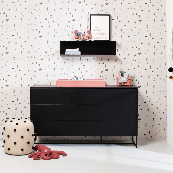 Kidsmill Modular 2 Commode XL Mat Zwart