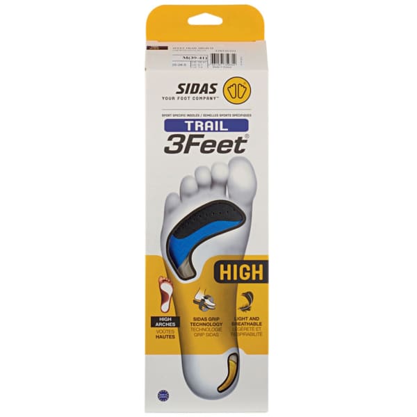 Semelle chaussure trail SIDAS 3FEET TRAIL HIGH UNICOLOR