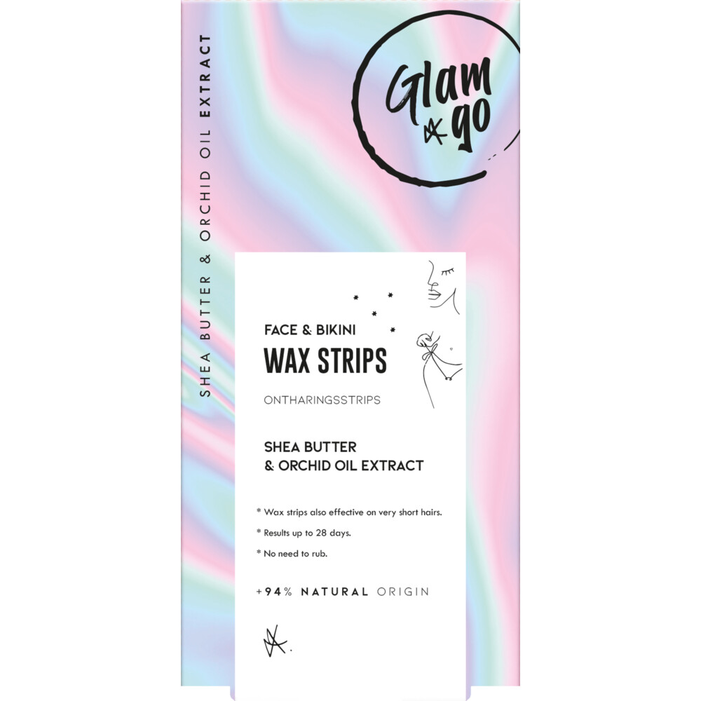Glam & Go Wax Strips Bikini & Face20 stuks