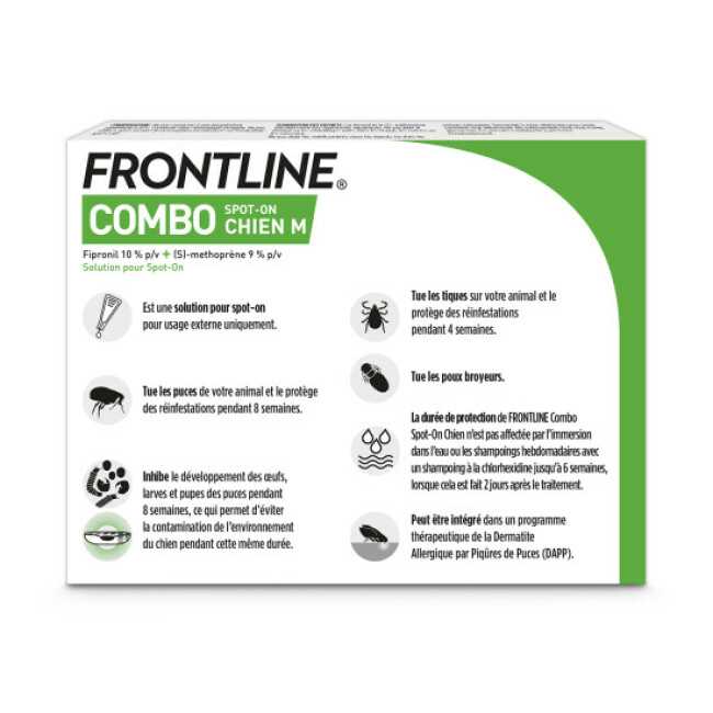 Frontline Combo soin antiparasitaire pour chiens